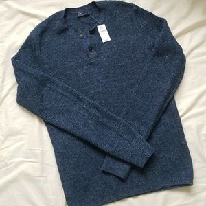 NWT❤MENS❤GAP Lightweight Raglan Textured Sweater